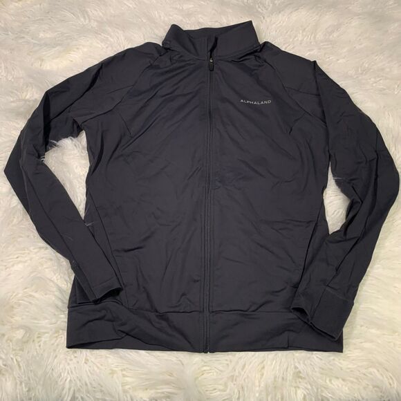 Alphalete Alphaland Earn More Dream More Athletic Full Zip Sweatshirt Jacket L - Picture 1 of 7